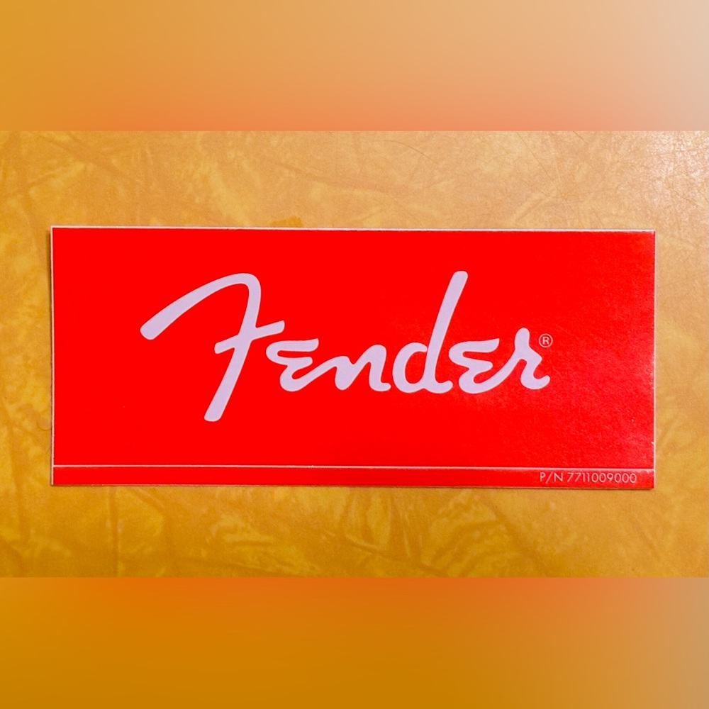Fender Logo Decal